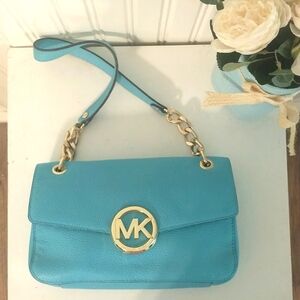 Turquoise Michael Kors handbags purse
